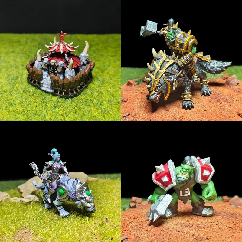 

World of Warcraft Orc Barracks Armory figure model Naga Neutral Structure: Abyssal Altar Model Miniature Model Ornament
