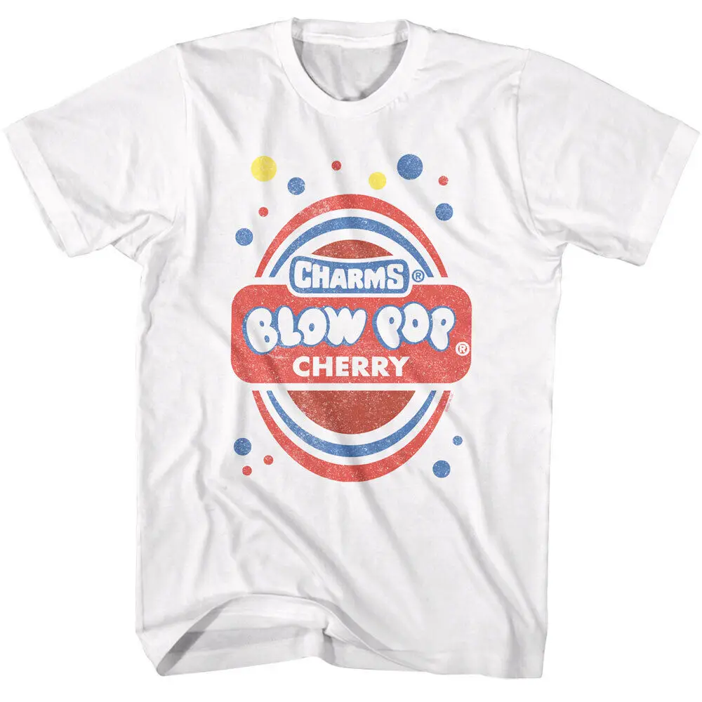 Tootsie Roll Candy Charms Cherry Blow Pops Men's T Shirt