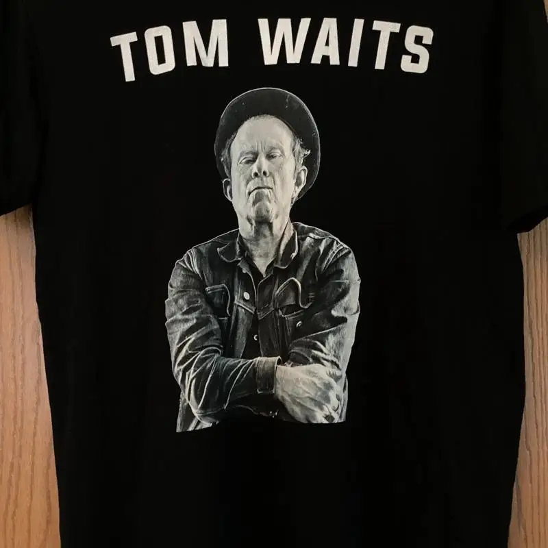 Tom Waits Arms Folded Waist Up T-Shirt