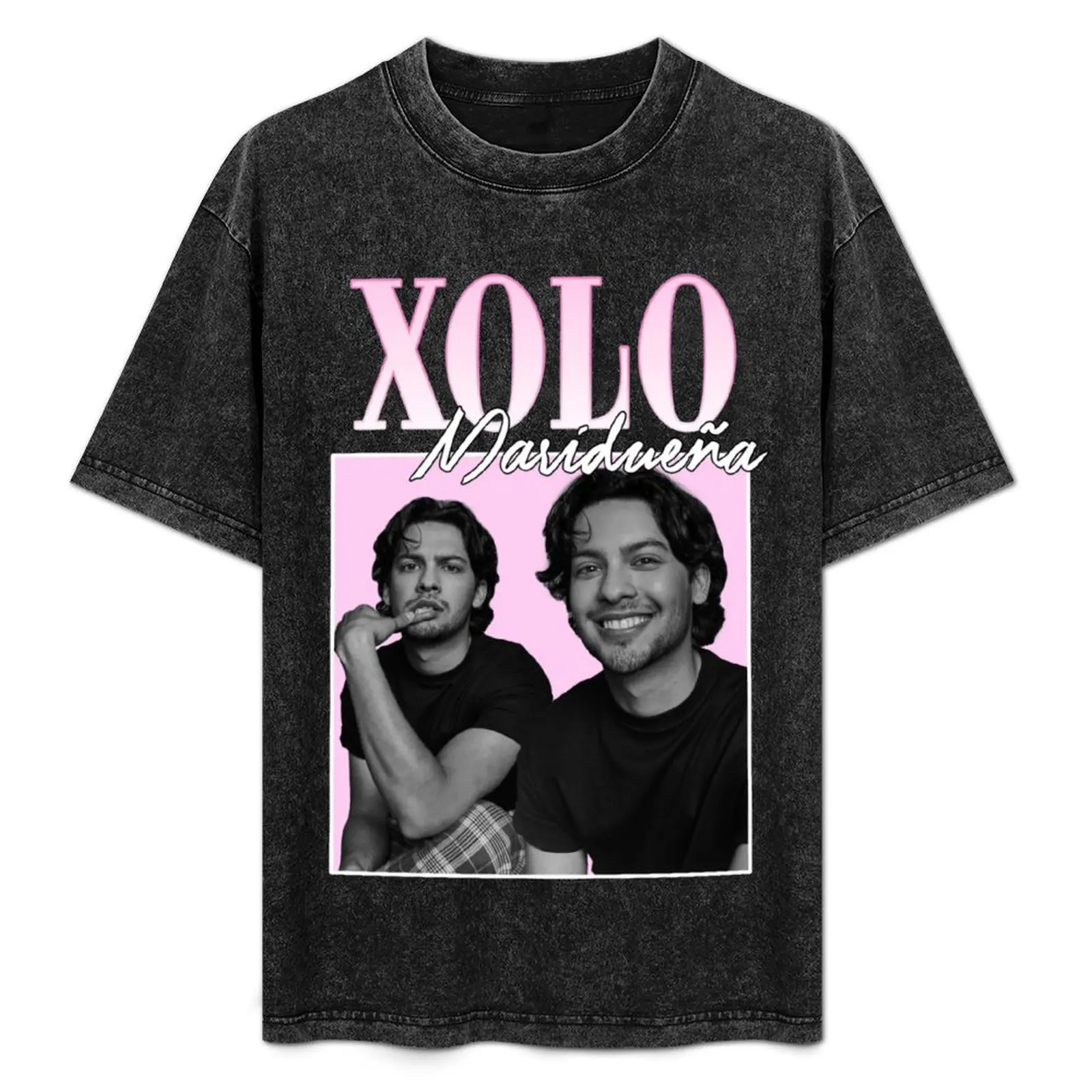 

Футболка Xolo Maridueña в винтажном стиле, повседневная футболка с защитой от выцветания