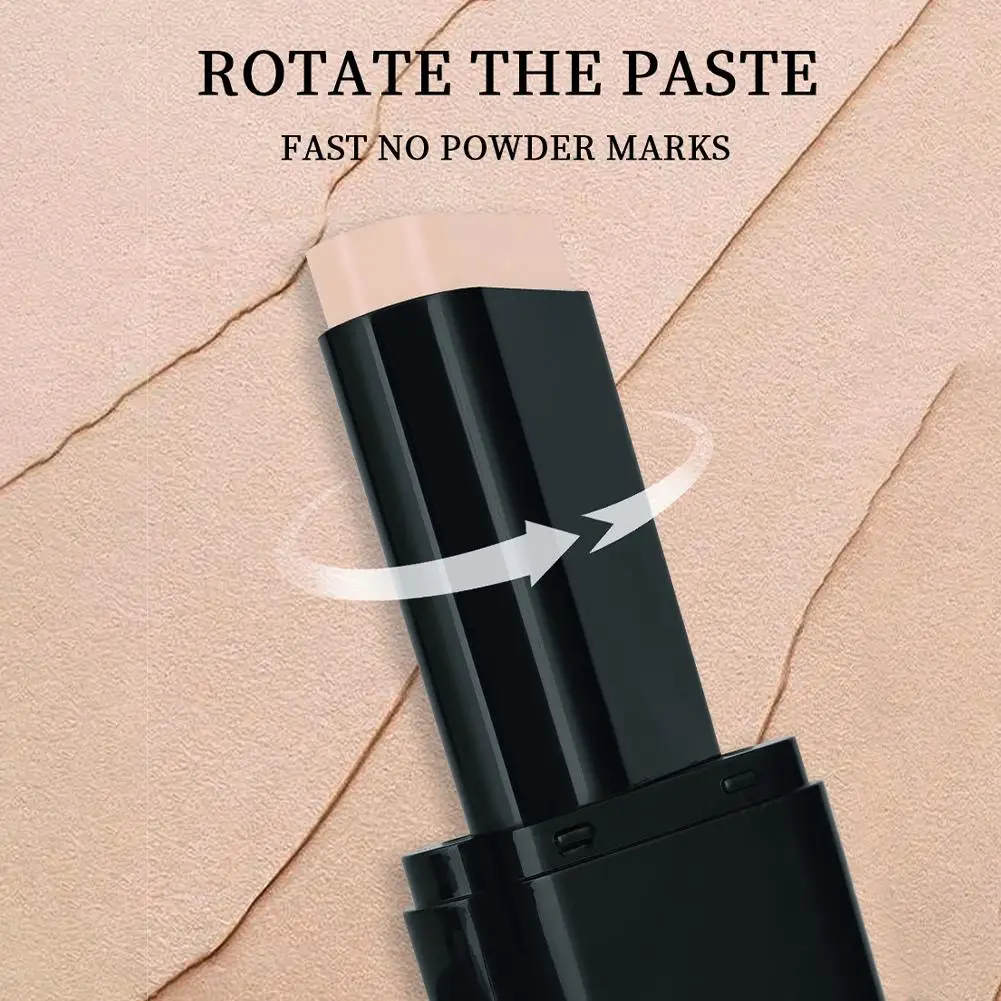 Two In One Concealer Foundation Stick Facial Matte Waterproof Bronzer Contouring Face Coverage Moisturizing Makeup Cream