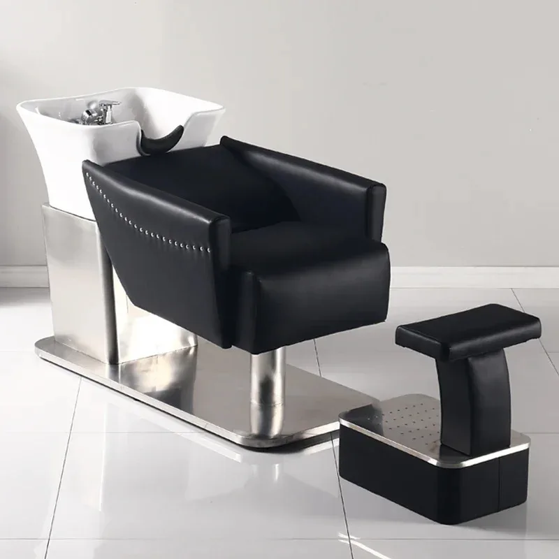 

Aesthetic Relaxing Chair Barber Wash Mobile Shampoo Basin Shower Beauty Salon Pedicure Economic Spa Chairs for Aesthetics Sillas