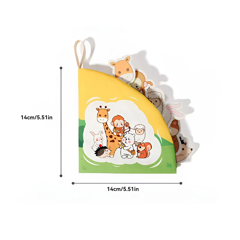 子供用ティアブック ベビー布絵本 おもちゃ 絵合わせ 繰り返し破って貼れる 布アート