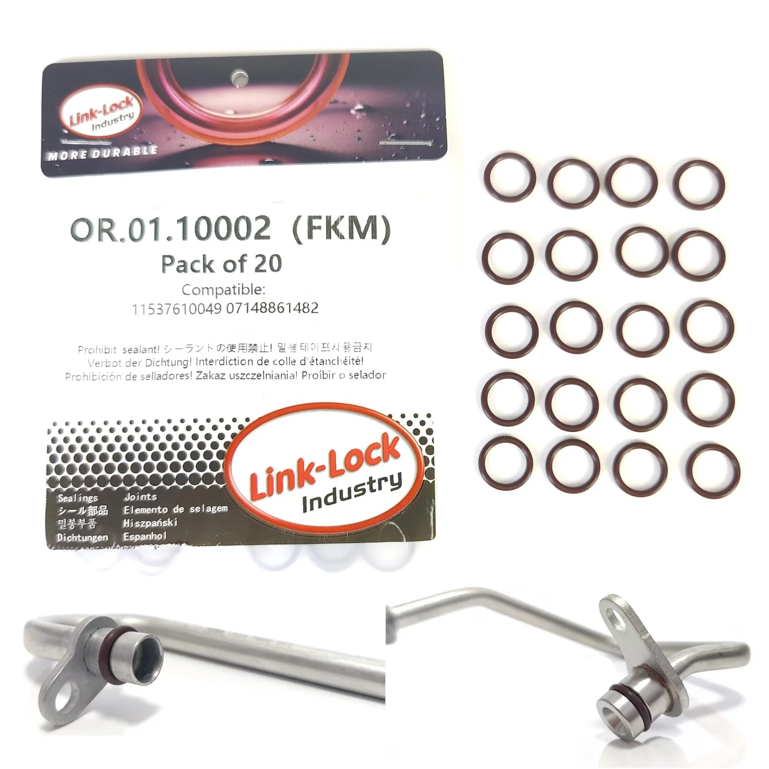 20PCS Fkm Viton OR.…