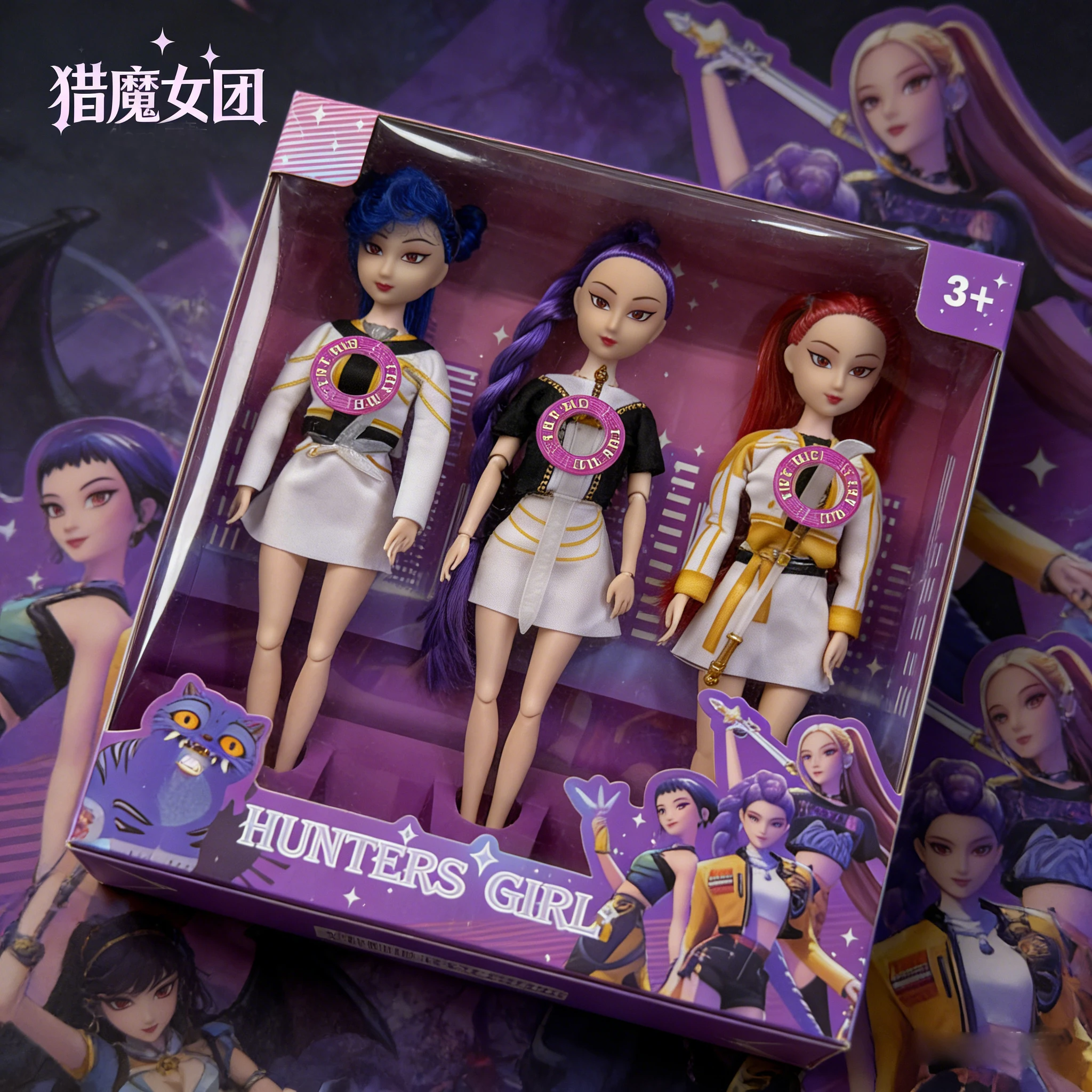 ตุ๊กตาไวนิลตัวละครอนิเมะ K-Pop Demon Hunters รุ่นใหม่ ปี 2026 รูมิ มิรา โซอิ พร้อมหน้ากาก ของเล่นสะสม ของขวัญสำหรับแฟนคลับ