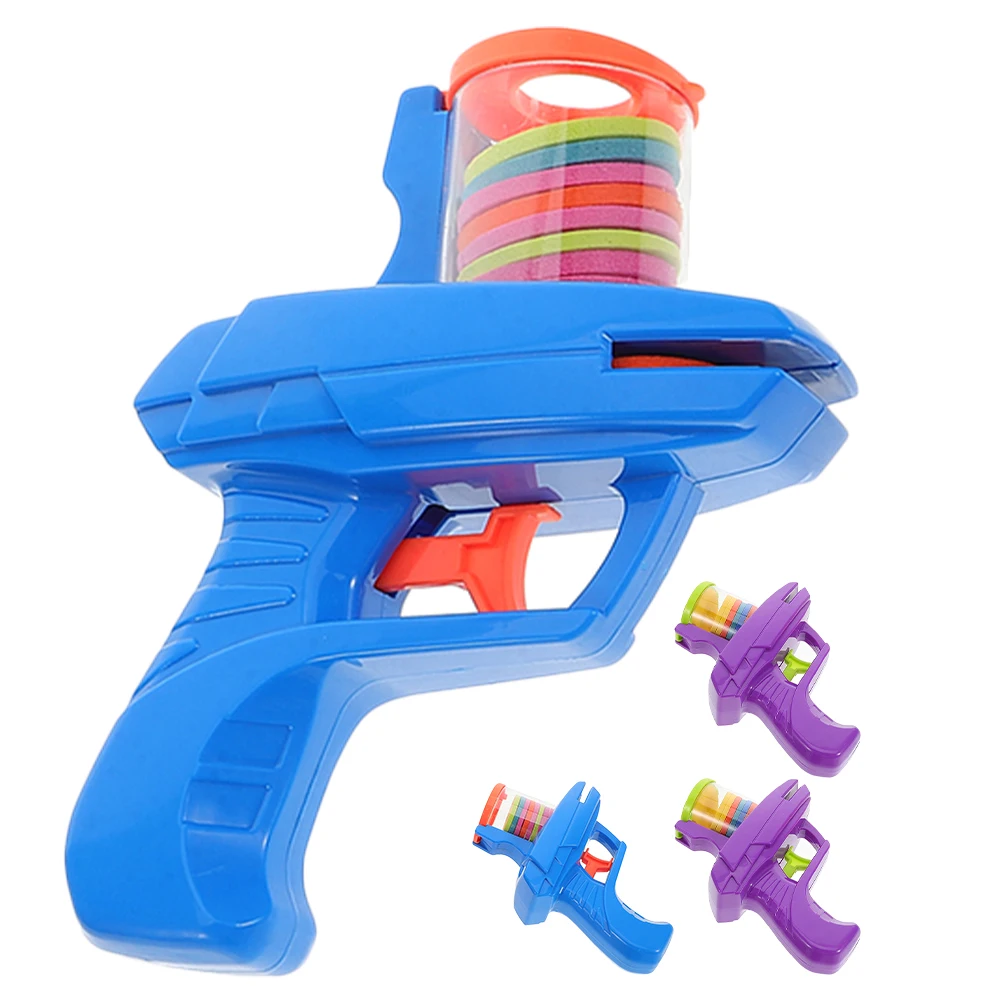 

4 Pcs Carrot UFO Fly Disc Toy Flying Disk Discs Shooters for Kids Soft