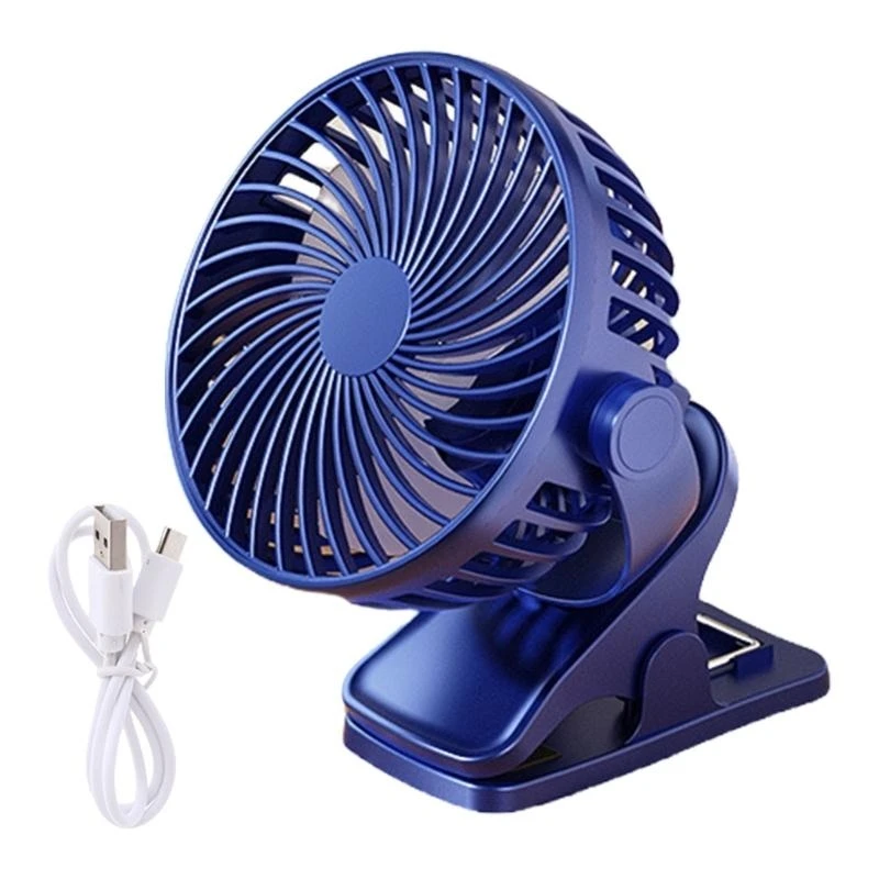 Эффективный вентилятор циркуляции воздуха с гибким рыболовами маленький USB -зарядный охлаждающий вентилятор для автокресла и