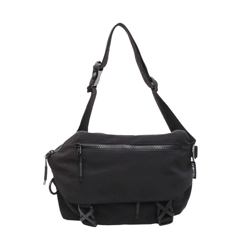 

Unisex Casual Large-Capacity Nylon Bag - Minimalist Design, Lightweight for Crossbody, Chest Cargo-Style Carry