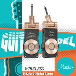 Rowin WS-20 Wireless Guitar System Transmitte Receive Digital Transmitter For Electric Guitar Bass Violin Connect Amp 100ft Tra