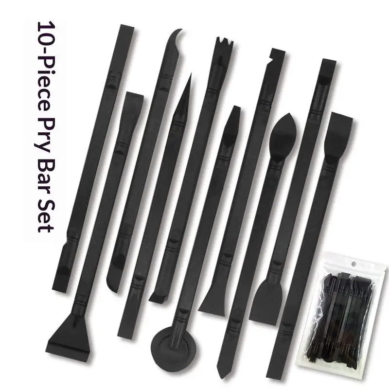 10Pcs/Set 10 In 1 Plastic Crowbar Disassembly Spudger Opening Tools Kit For Phone Pad Tablets Laptop PC Repairing Opening Tools