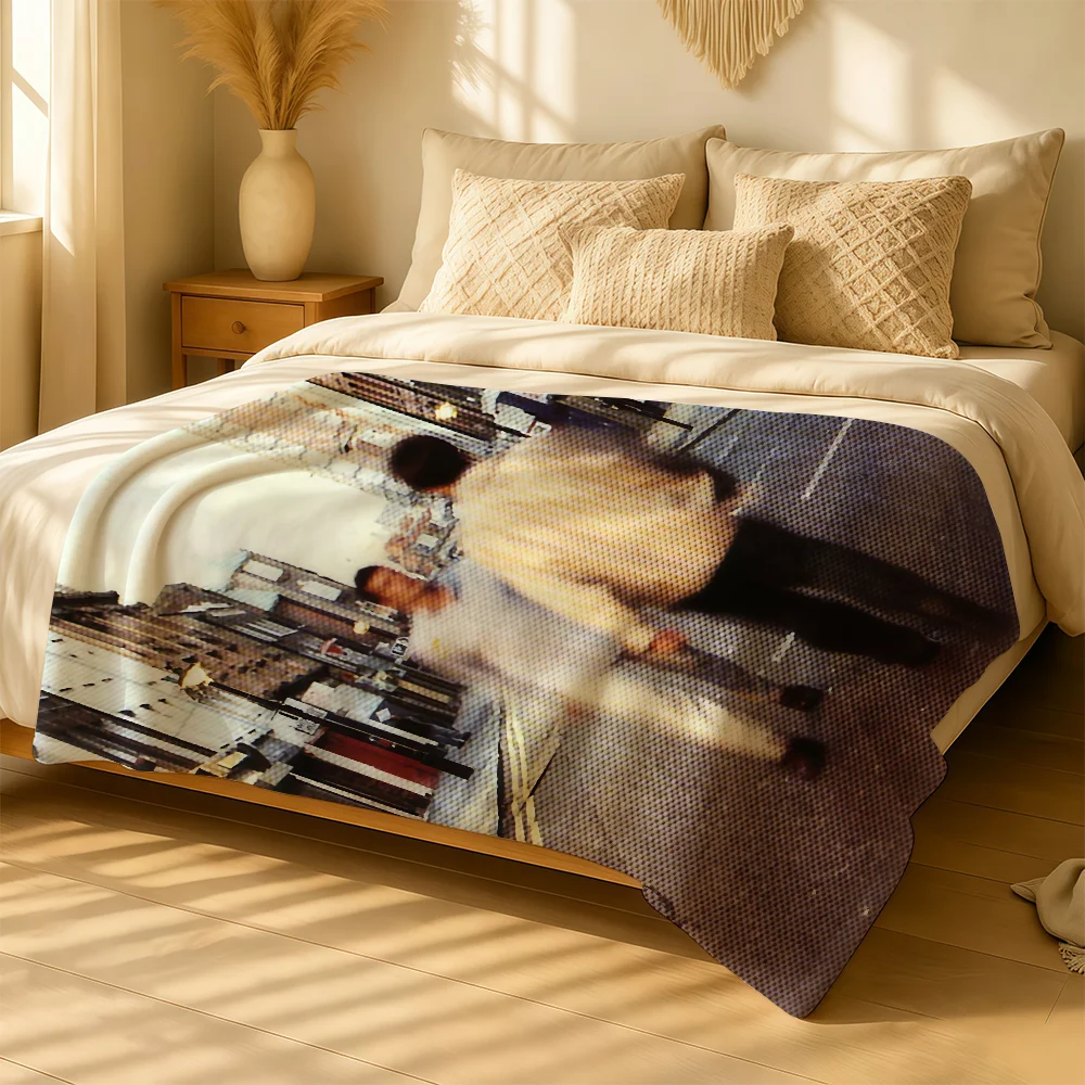 Band O-Oasis Blanket For Soft Warm Knee For Bedroom Living Room Bed Sofa Camping Picnic Office Gift