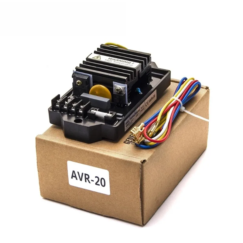 AVR20 AVR-20 GAVR20A 20A Automatic Voltage Regulator Module 50/60Hz Brushless Generator Excitation Stabilizer Replacement Parts