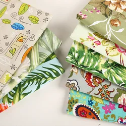 0.5M/1M/2M/3M/5M Thick Poly-Cotton Canvas Fabric - Printed DIY Material for Quilting, Bags & Home Decor(by Meter)