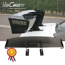 Car-Styling FRP CF Carbon Fiber Universal VLTX Type 7 SWAN NECK Style 1600mm GT Wing Spoiler Fit For EVO7 8 9 GTR35 E36 S2000