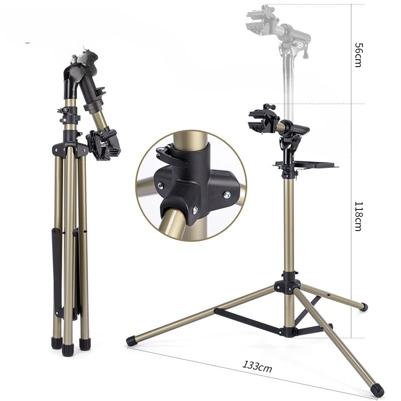 Rack de reparo de bicicletas Triângulo de bicicleta de estrada de montanha