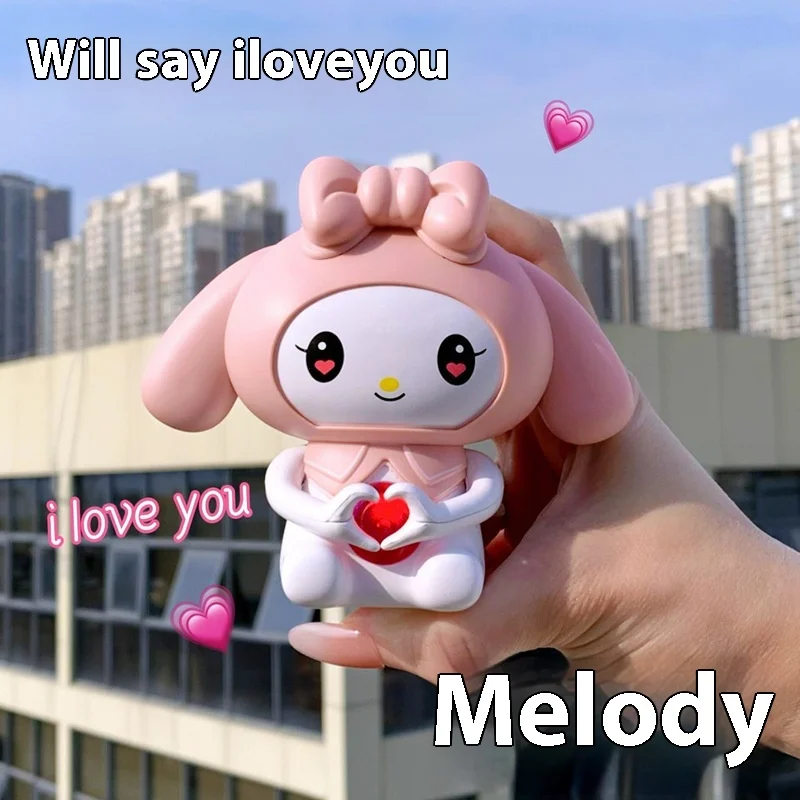 Sanrio Melody Hello Kitty Gives Girlfriend A Love Confession Gift For Valentine'S Day. Internet Celebrity Can Talk I Love You Ki