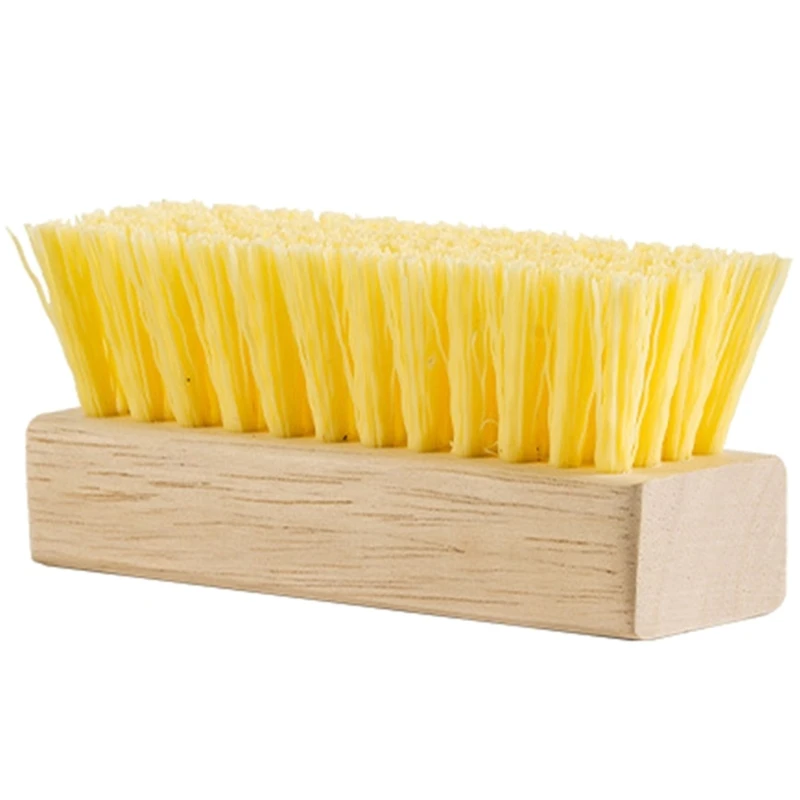 Soft Bristle Multifunctional Cleaning Brush Wooden Handle Shoe Cleaning Brush Laundry Brush Household Cleaning Tools