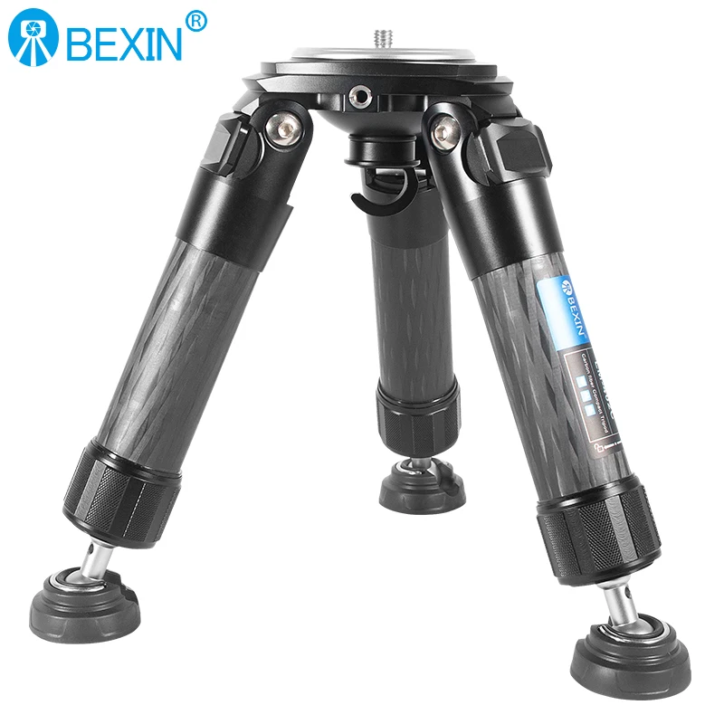 LM362C/LM402C 10 طبقات من ألياف الكربون ترايبود لكاميرا DSLR 2 أقسام حامل عالي التحمل منخفض الجاذبية Ballhead عمود مركزي قصير