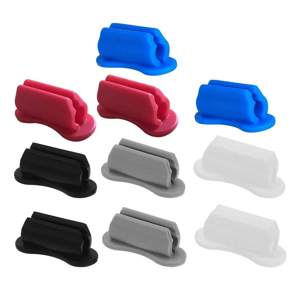 

10 шт. самоклеящихся силиконовых держателей для ручек, маркеров и карандашей для стола, стены, клипборда, органайзер для хранения, настенный держатель для ручек