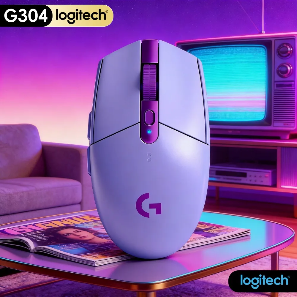 Logitech G304 LIGHTSPEED Wireless Gaming Mouse Simple Out‑Of‑Box Experience Install Receiver Start Work Immediately