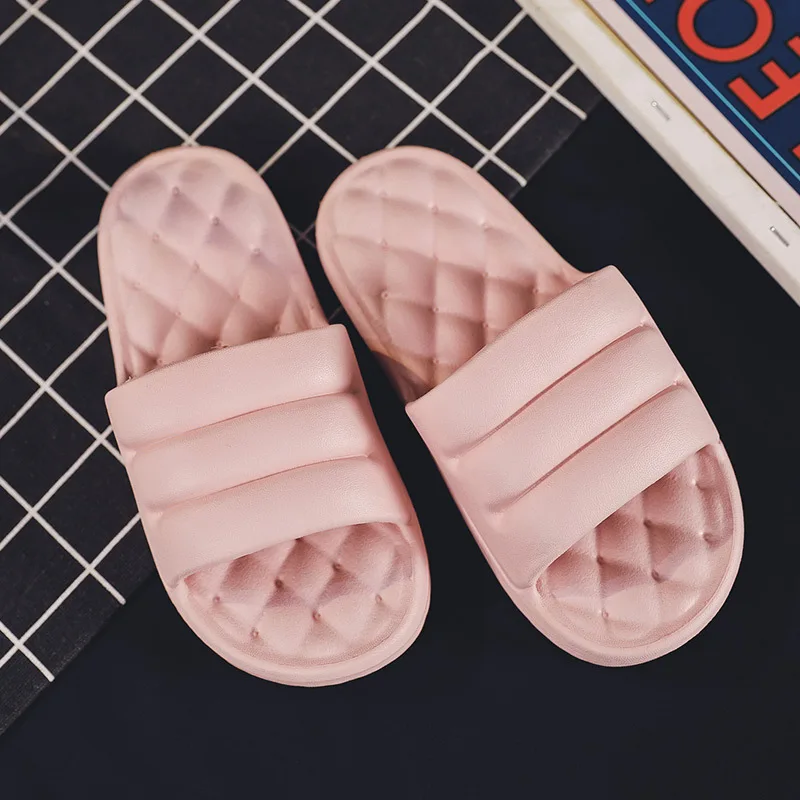 2023 Thick Platform Bathroom Home Slippers Women Fashion Soft Sole EVA Indoor Slides Woman Sandals Summer Non-slip Flip Flops