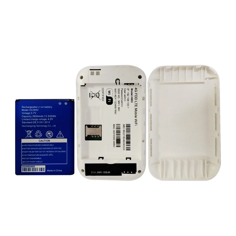 Ingenious-150Mbps LTE 4G Wifi Modem Router 4G Pocket Wifi Router مع فتحة لبطاقة SIM المدمج في بطارية 3650Mah