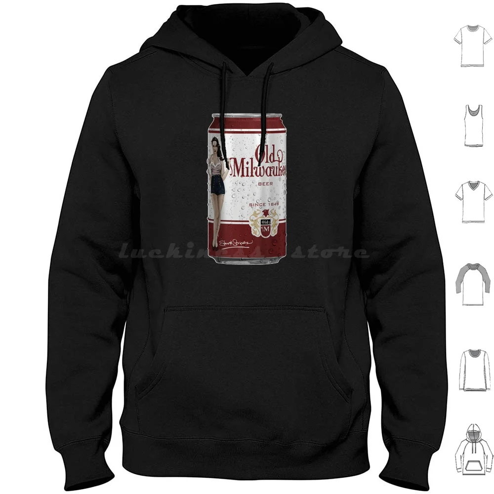 Old Milwauke Beer Classic Hoodies Long Sleeve Bitter Beer Vb Australia Aussie Melbourne Bogan Xxxx Bitter Funny