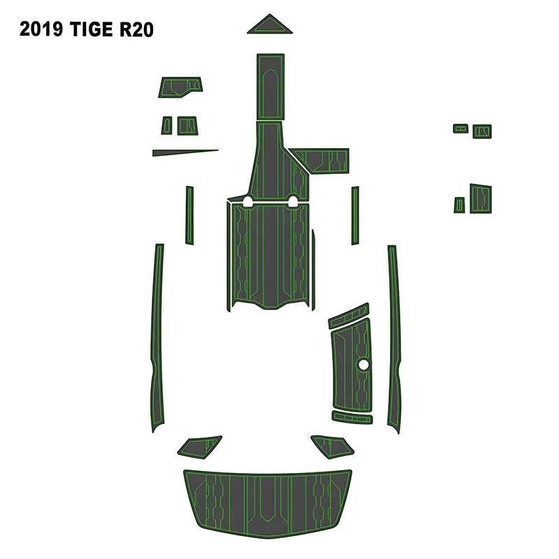 WSM Eva Foam Pad Jet ski Marine Traction Mats For 2019 TIGE R20 Custom desk swimming platform Boat floor mats