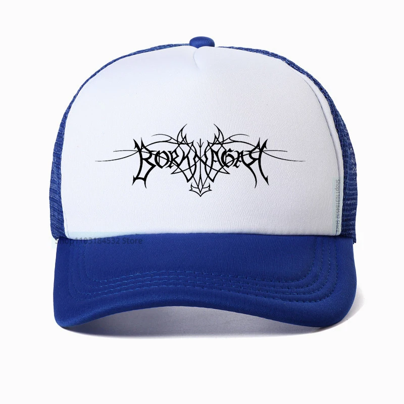 Borknagar-Casquette de Baseball avec Logo de Bande de Métal Noir pour Homme, Chapeau Norvégien Cool, Réglable, Gorras