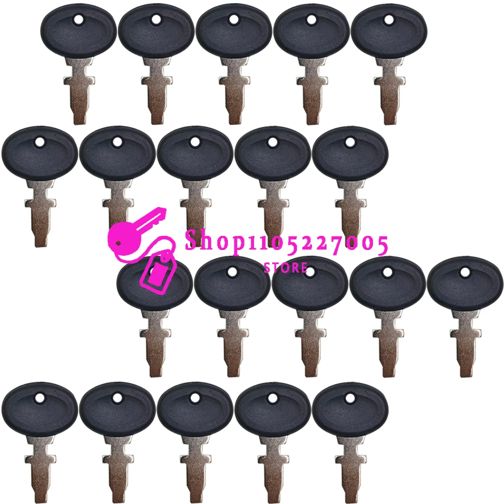20/10/5/1 SZT. Nowe kluczyki zapłonowe TX10998 do ciągników Long 510 510DT 550 550DT Fiat 1000 1300