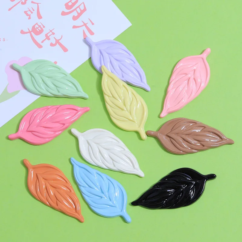 100pcs Flatback Resin maple leaf Squirrels nut Flatback Cabochon Scrapbook DIY Jewelry Charms Embellishments Accessories