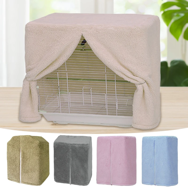 Multi-size Bird Cage Cover Sunscreen Warm Dustproof Shade Cover For Parrot Pet Supplies