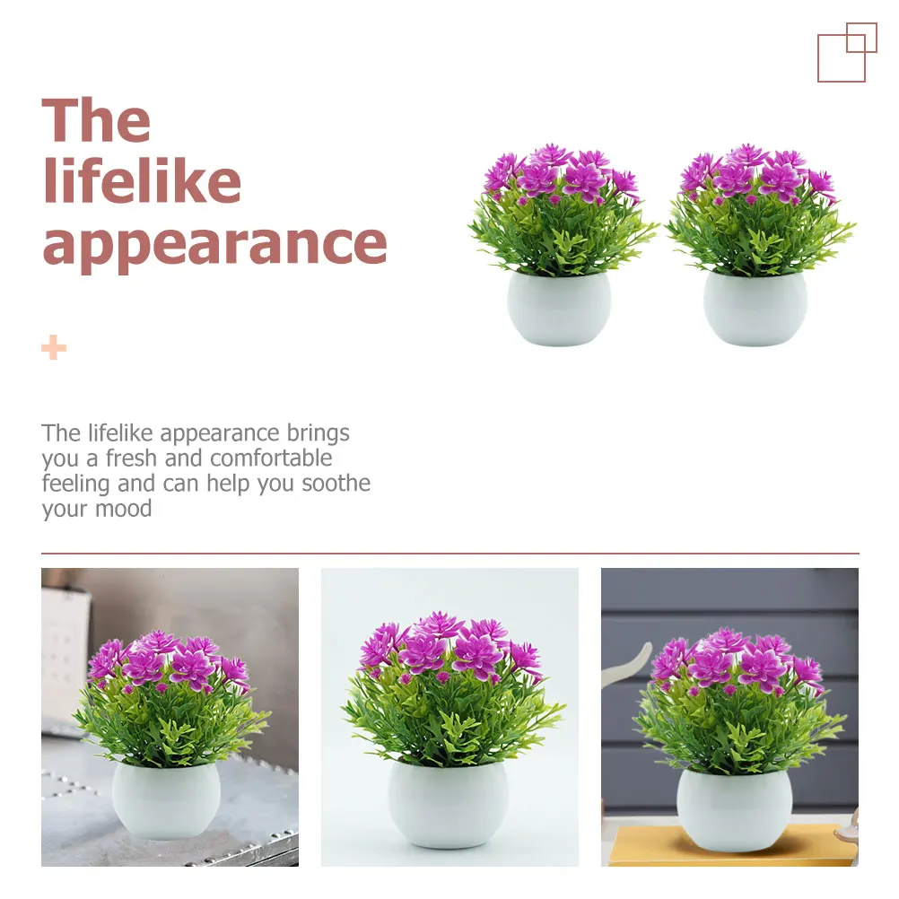 

2pcs Realistic Lotus Bonsai Simulation Green Plants Desktop Decor Artificial Fake Plant Potted Bonsai Ornament Home Centerpiece