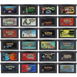 GBA-Cartouche de jeu vidéo 32 bits, carte console, série Pokemon, Red Chapter Team Rocket Cursed Moemon, FireRed levez ald