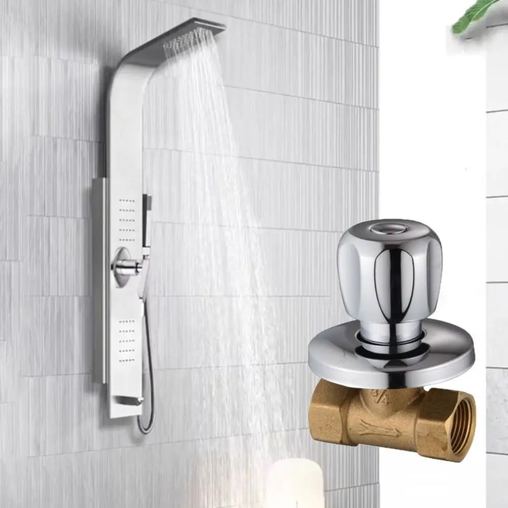 Adaptable Systems Brass Material Concealed Switch Valve Single Handle Quick-open Design Angle Valve Shower Valve Water Systems