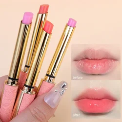 Honey Peach Color-Changing Lipstick Temperature Lip Balm Long Lasting Moisturizing Nourishing Lipsticks Korean Makeup Cosmetics