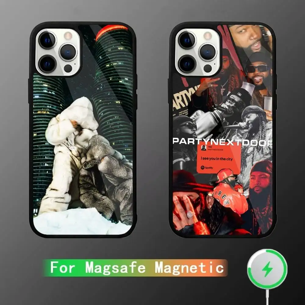 

Singer Partynextdoor Phone Case For iPhone 16,15,14,13,12,11,Pro,Max,Plus,Mini,SE New Magsafe Magnetic Wireless Charging