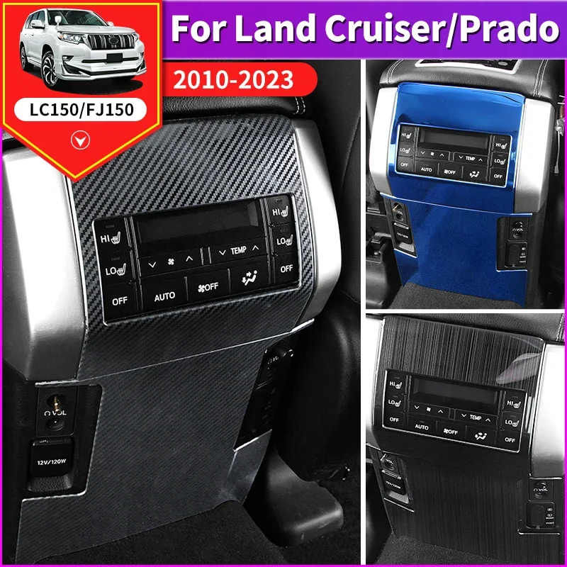 

For Toyota Land Cruiser Prado 150 Fj150 Armrest Storage Box Air Conditioning Tuyere Anti-Kick Interior Modification Accessories