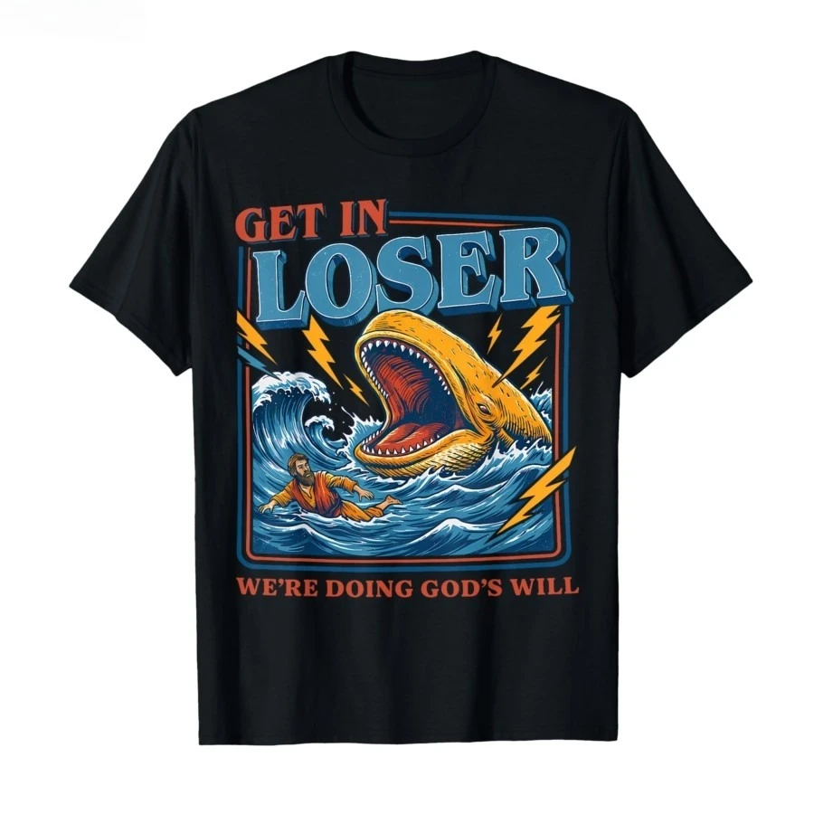 2026 Summer Style Fun Christian Bible Pattern T-Shirt - High-Quality Fashion Casual Breathable Men's Round-neck Printed T-Shirt