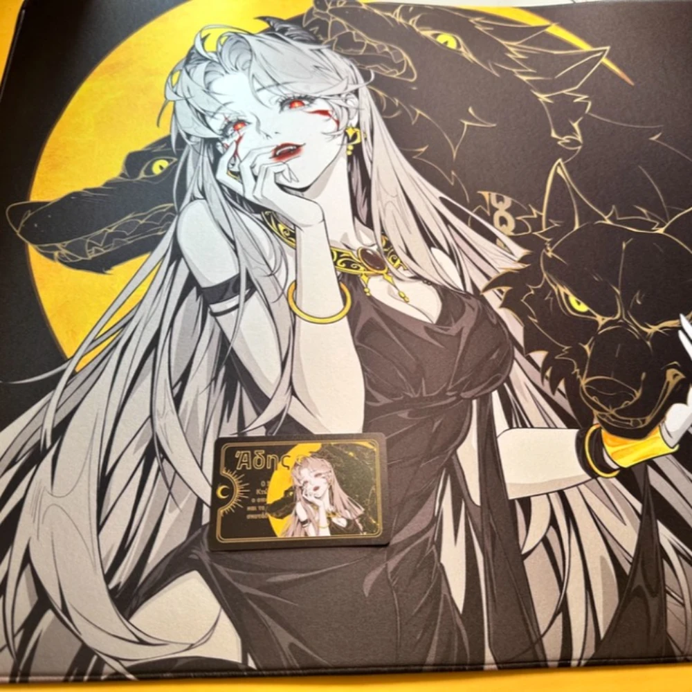Custom Crescent Care Studio Olympus Series Mouse Pad Zeus Hades Anime Mousepad FPS PC E-sports Accessories Precise control gift