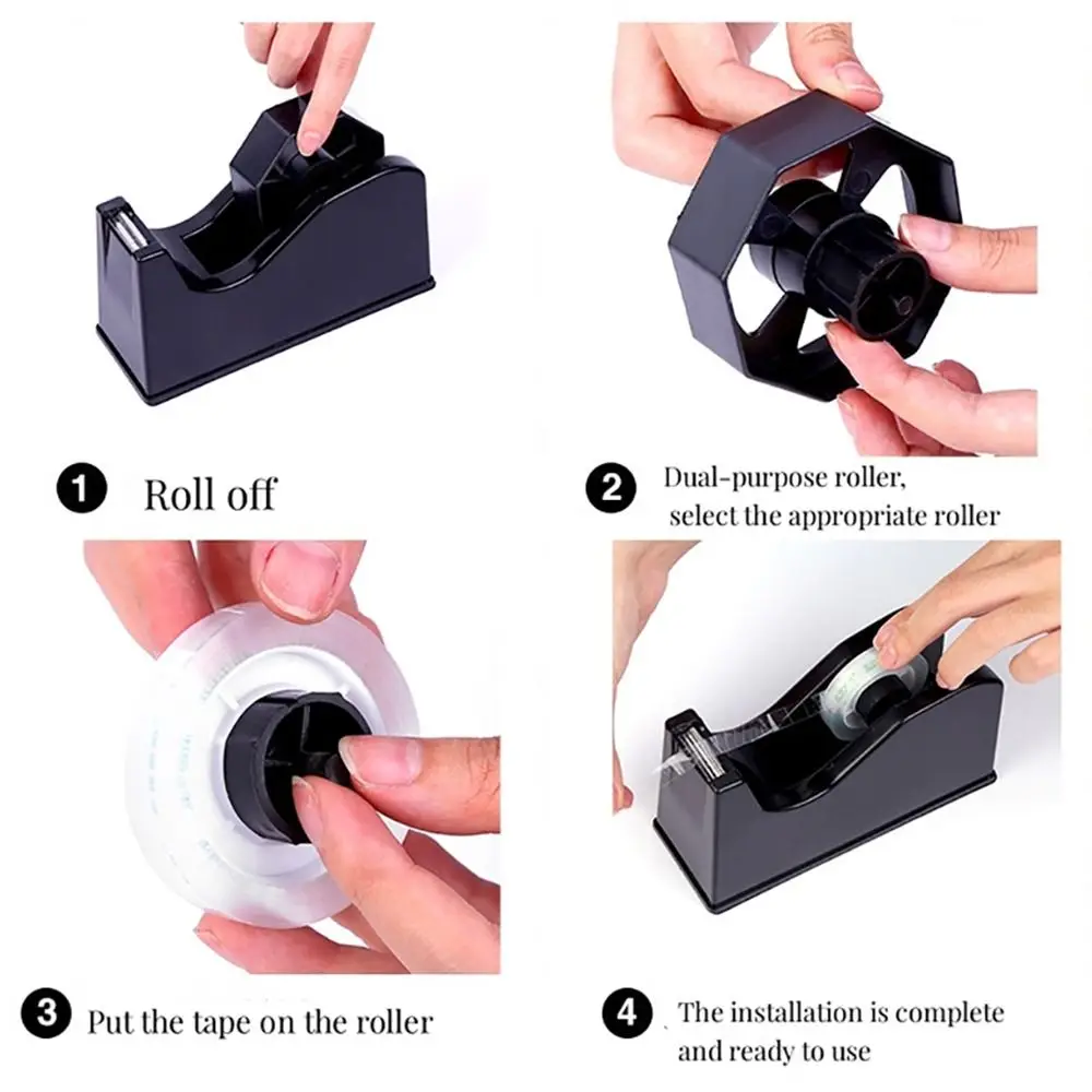 1Pcs Replacement Tape Dispenser Wheel For Office Home School Cutting Tool Tape Roll Cuter Wheel Desktop Small/Large