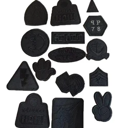 Self Adhesive Black Patches For Down Jackets Pants T-shirt Clothes Repair Washable Patch Raincoat Umbrel Cloth Tent Stickers