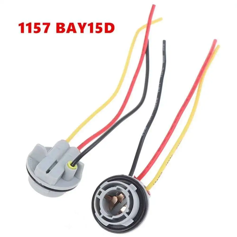 1Pcs 1156 BA15S BAU15S 1157 BAY15D Lamp Holder Bulbs PY21W P21W Adapter Base Socket Connector For Turn Signal Headlight Light
