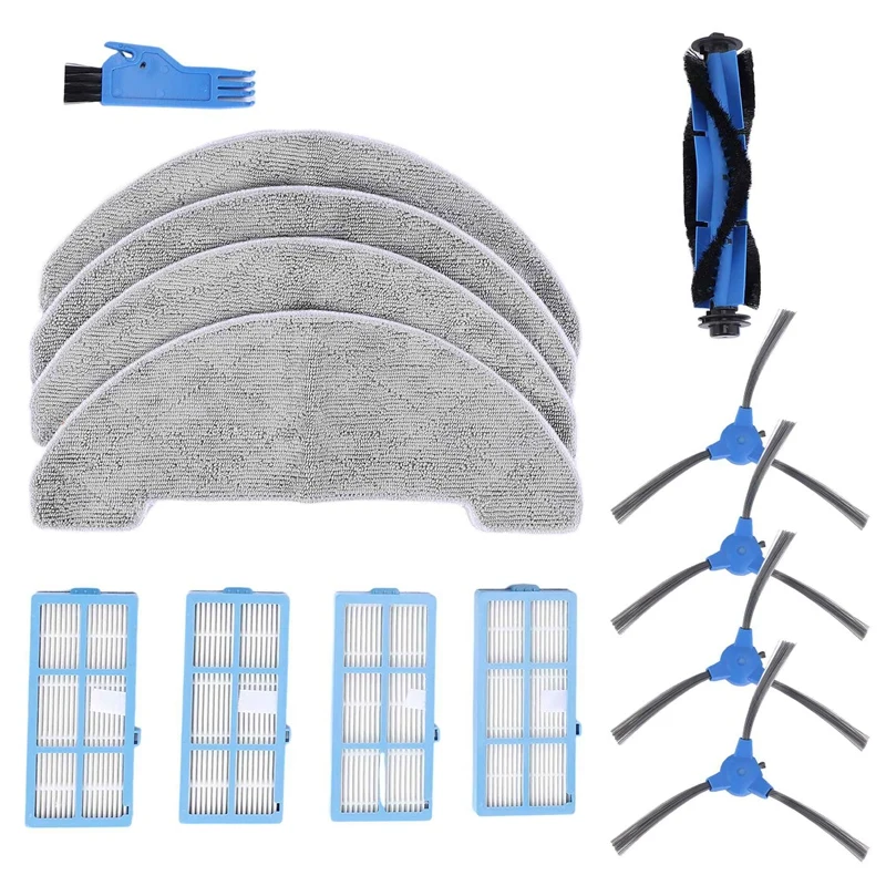 لسلسلة D5 D5S / D5S Pro / D5S Pro + جهاز آلي لتنظيف الأتربة استبدال قطع الغيار فرشاة جانبية رئيسية فلتر Hepa