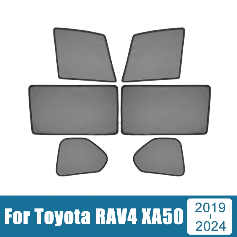 

For Toyota RAV4 RAV 4 XA50 Hybrid 2019 2020 2021 2022 2023 Car Side Window Sunshade Privacy Sun Shade Skylight Blind Shading Net