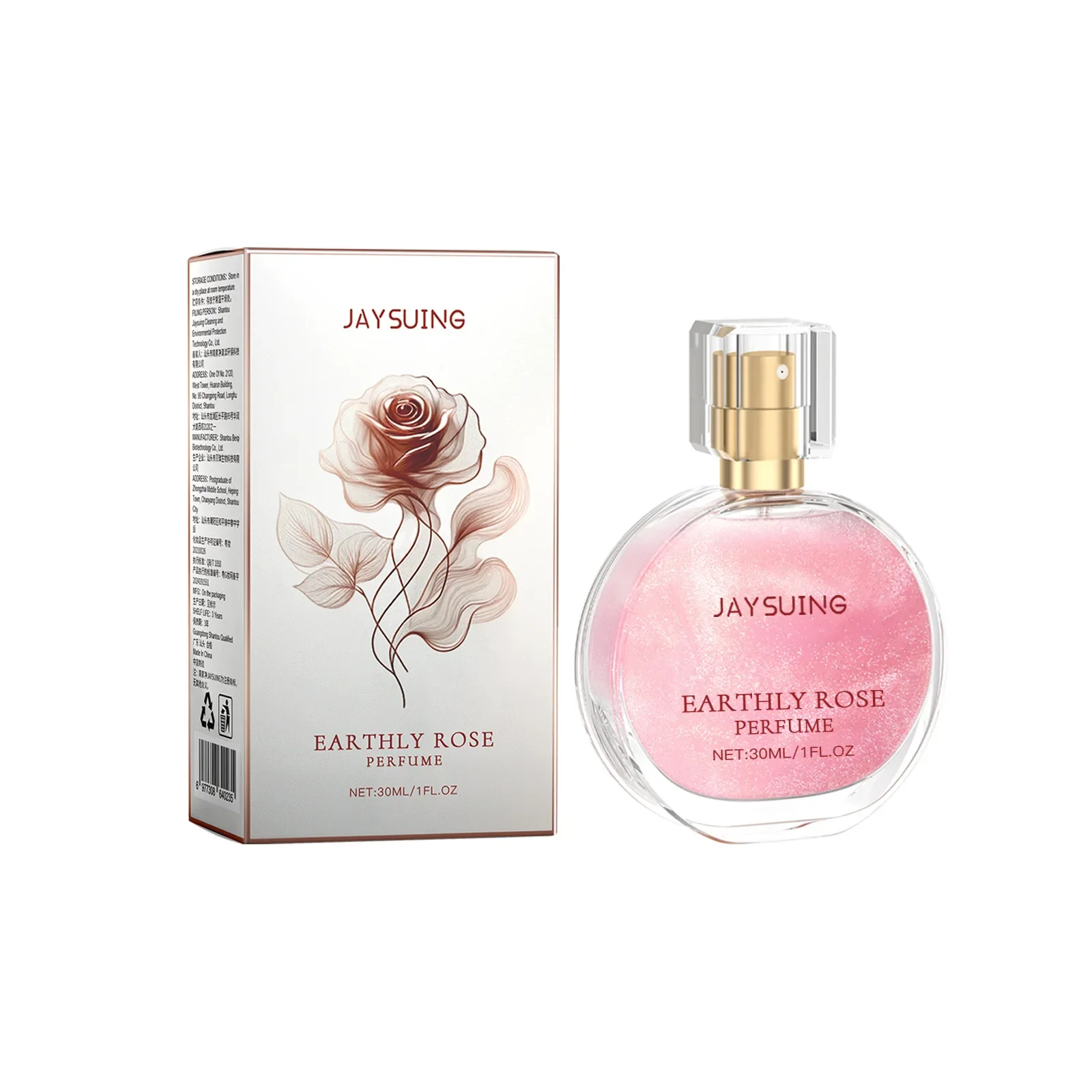 Parfum Wanita, semprotan badan aroma bunga mawar mempesona tahan lama melembabkan segar aroma deodoran kulit parfum pheromon