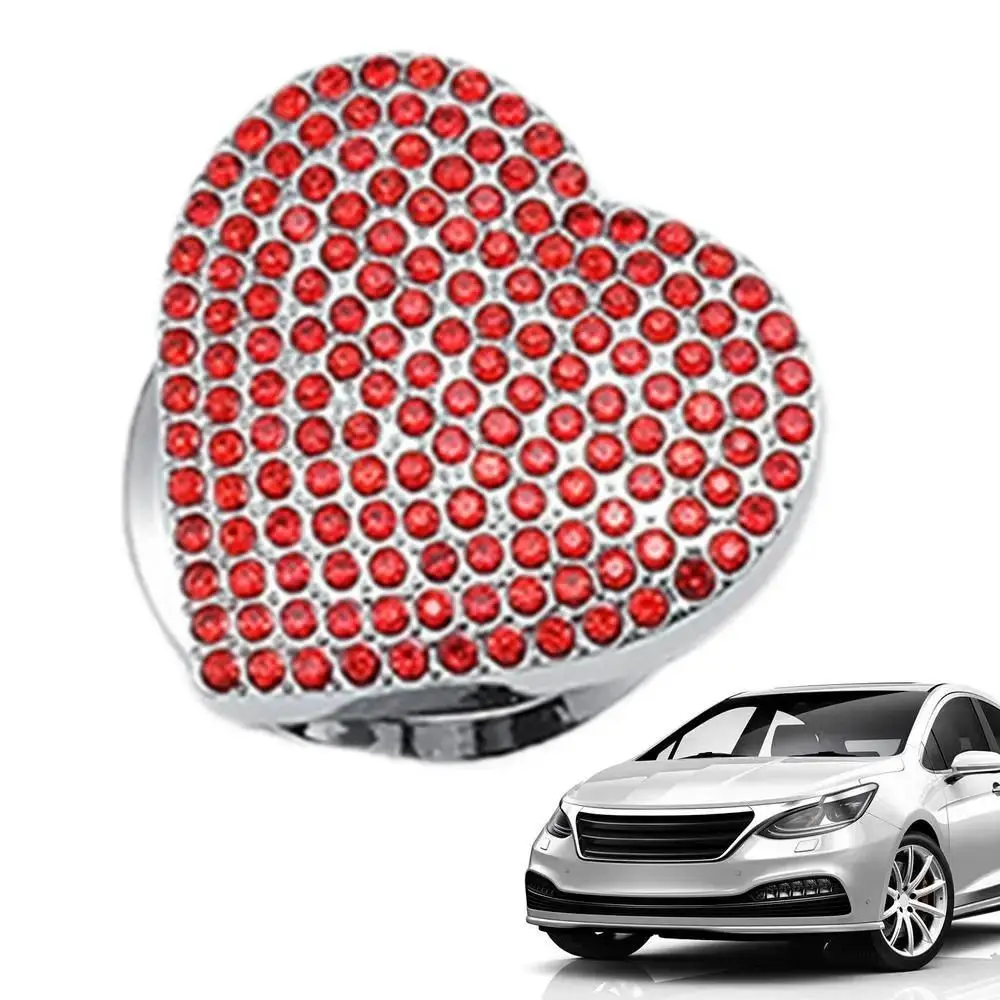Push To Start One-Touch Button Cover Heart Shaped Portable Start Button Cover Decorative Creative Car Joystick Starter Cover