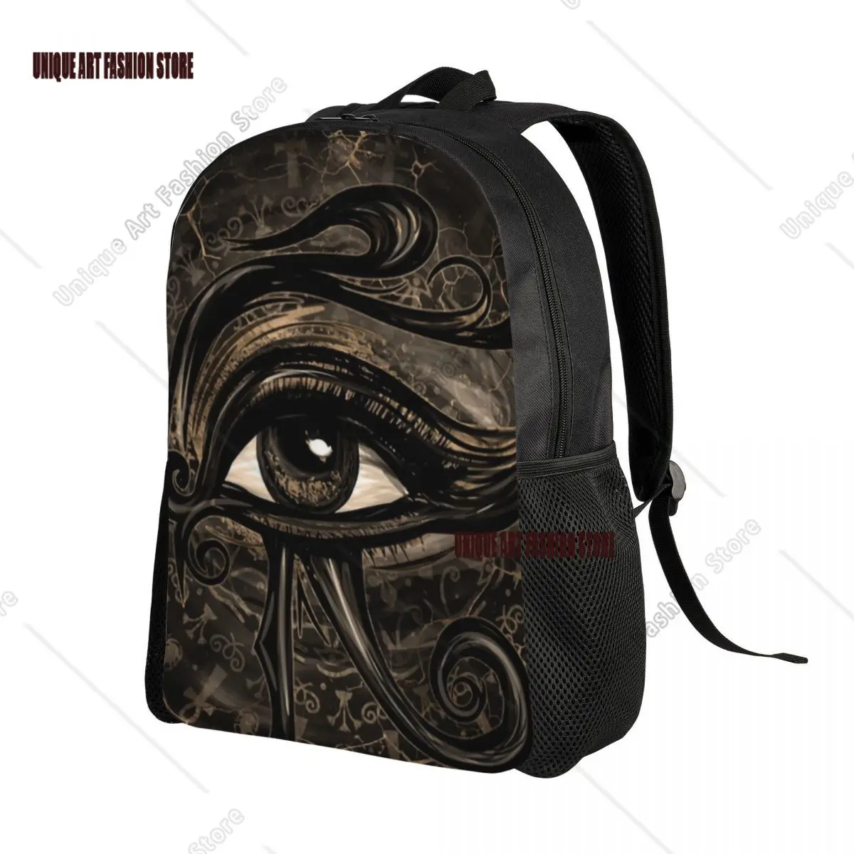 The Eye Of Horus Egypt Backpack for Women Men College School Students Bookbag Fits 15 Inch Laptop Ancient Egyptian Symbol Bags