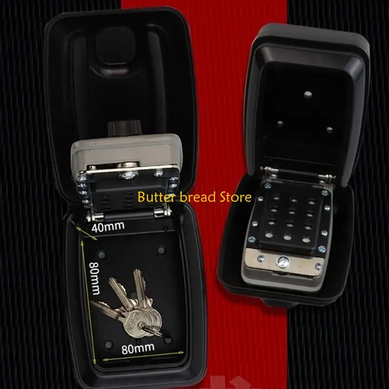 W89C في الهواء الطلق مفتاح الغيار المفتاح Hider Box Box Mount 12 رقمًا خارج المفتاح المربع الآمن مربع قفل قفل قفل قفل أمان