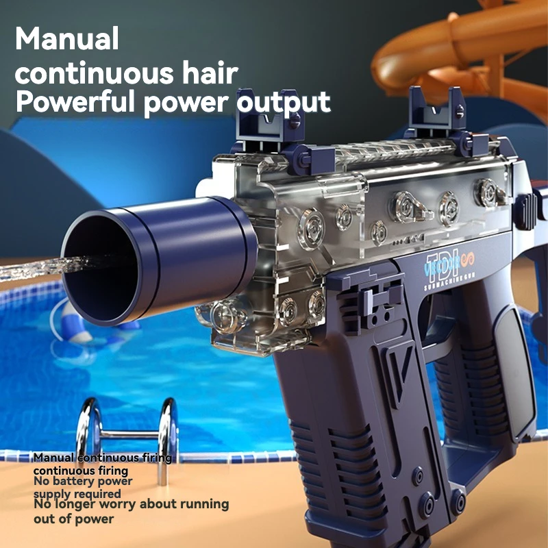 2026 New Victor Manual Continuous Water Gun, Children's Water Play Toy, High-Pressure Folding Water Gun, Essential for Summer